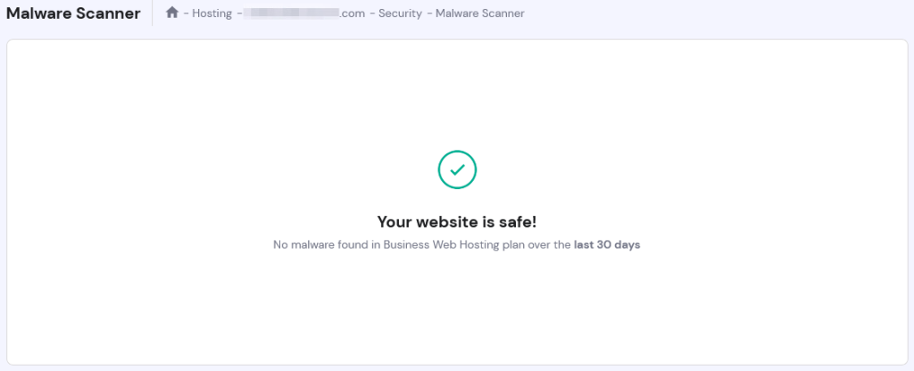 Hostinger Malware Scanner
