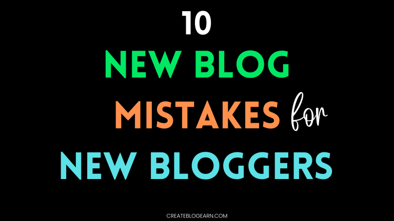 10 New Blog Mistakes You Need To Avoid