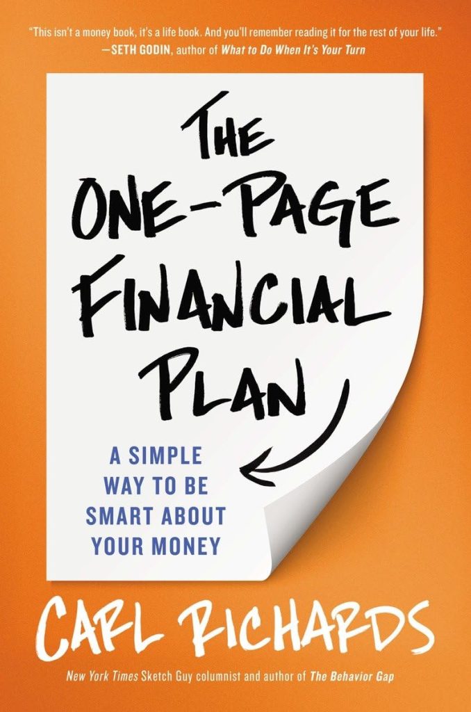 One Page Financial Plan